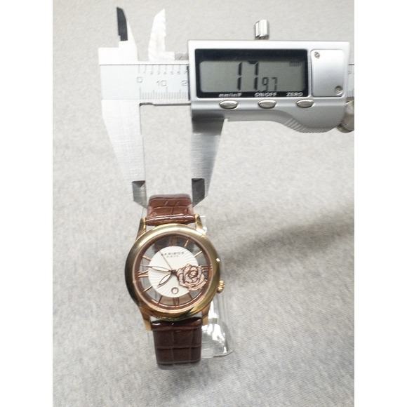 Akribos XXIV Womens Rose Crystal Transparent Watch ‎ 34mm New Battery main image 9